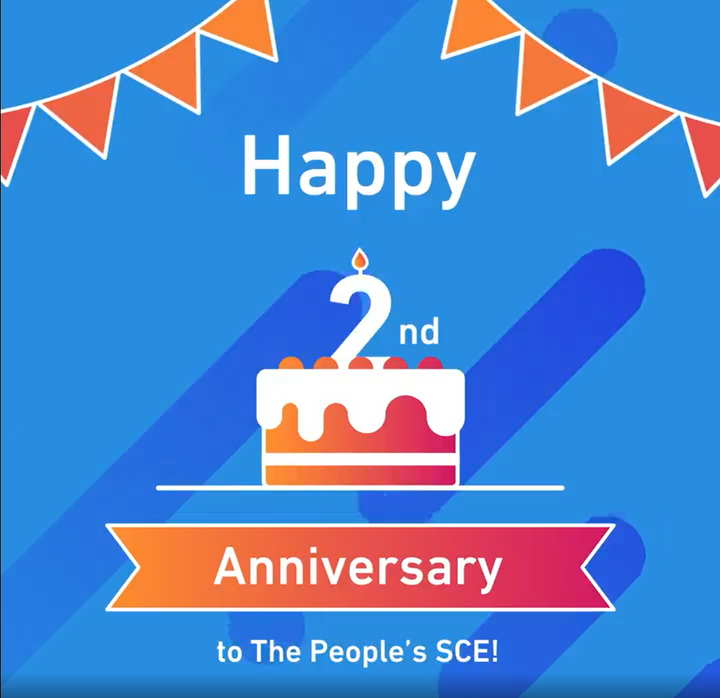 🎉 Happy 2nd Anniversary to The People's SCE! 🎉